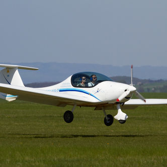 Pilot of the ultralight Zephyr 2000
